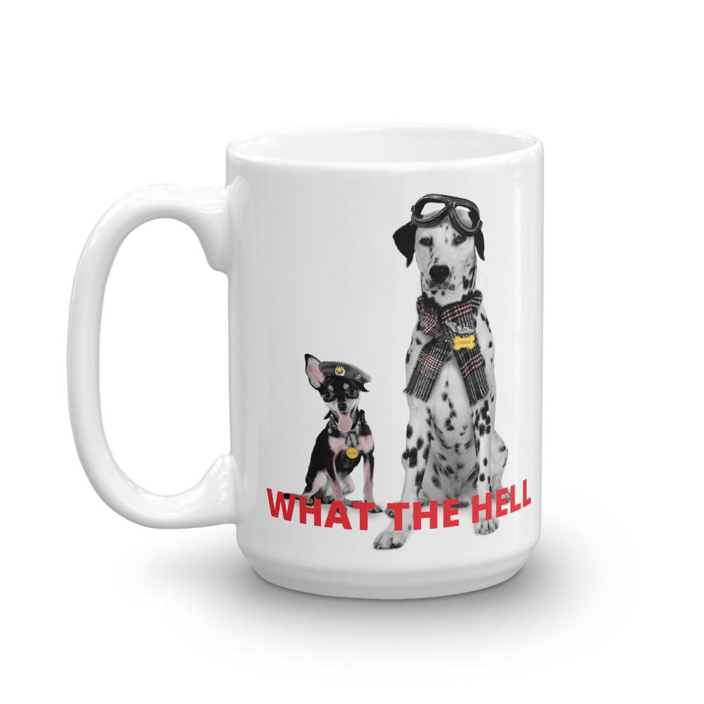 Aviator Dog What the Hell Coffee Mug