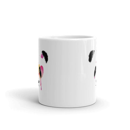 Panda Bear Heart Coffee Mug