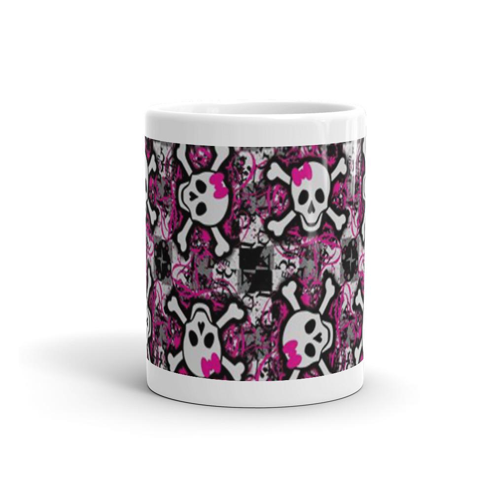 Skull n Bones Plaid Mug - Let's Print Big