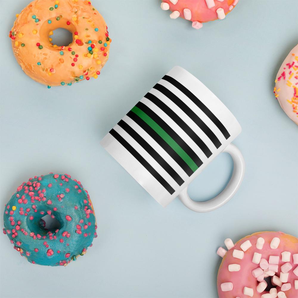 Green Line Coffee Mug
