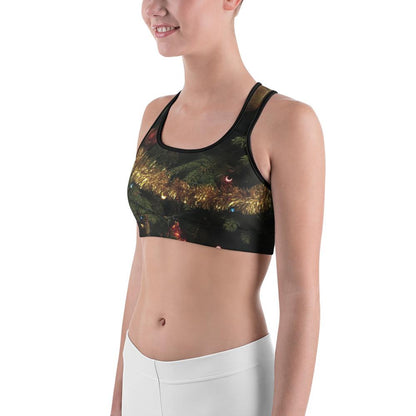 Christmas tree Sports bra