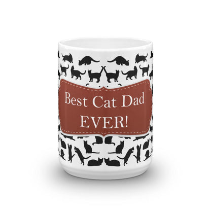 Cat Dad Red Coffee Mug