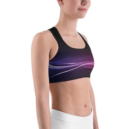 Colorful Line Sports Bra