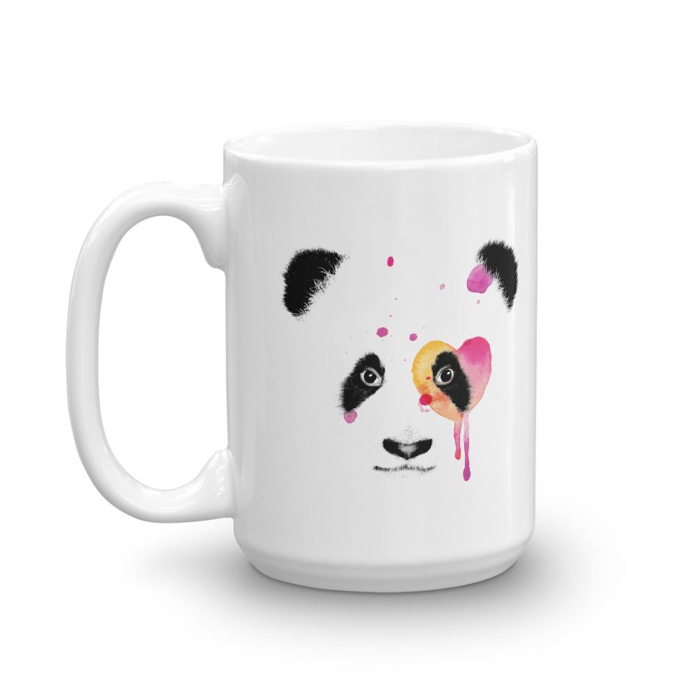 Panda Bear Heart Coffee Mug