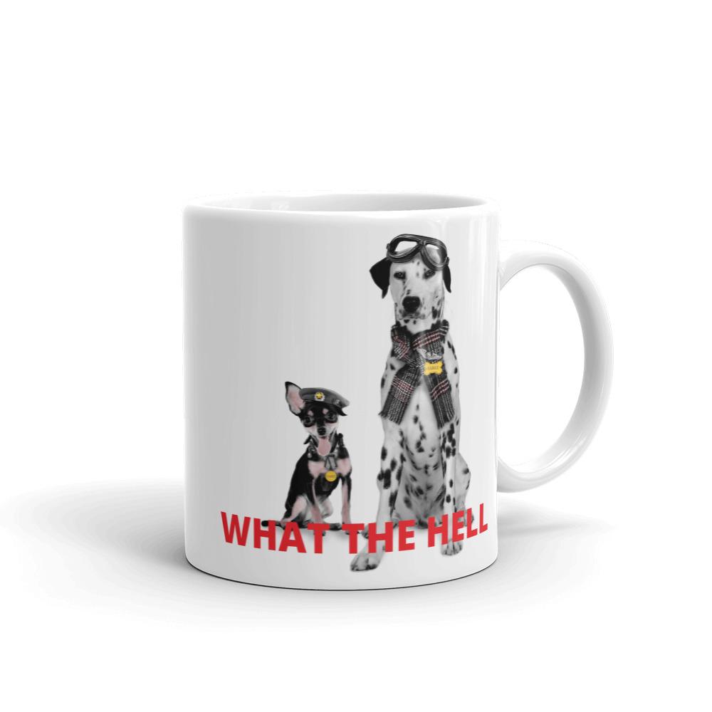 Aviator Dog What the Hell Coffee Mug