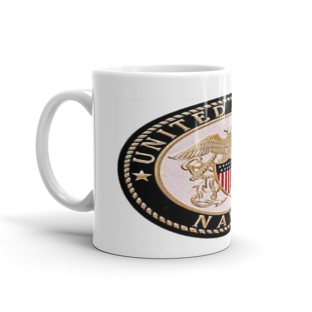 Navy Logo Mug - Let's Print Big