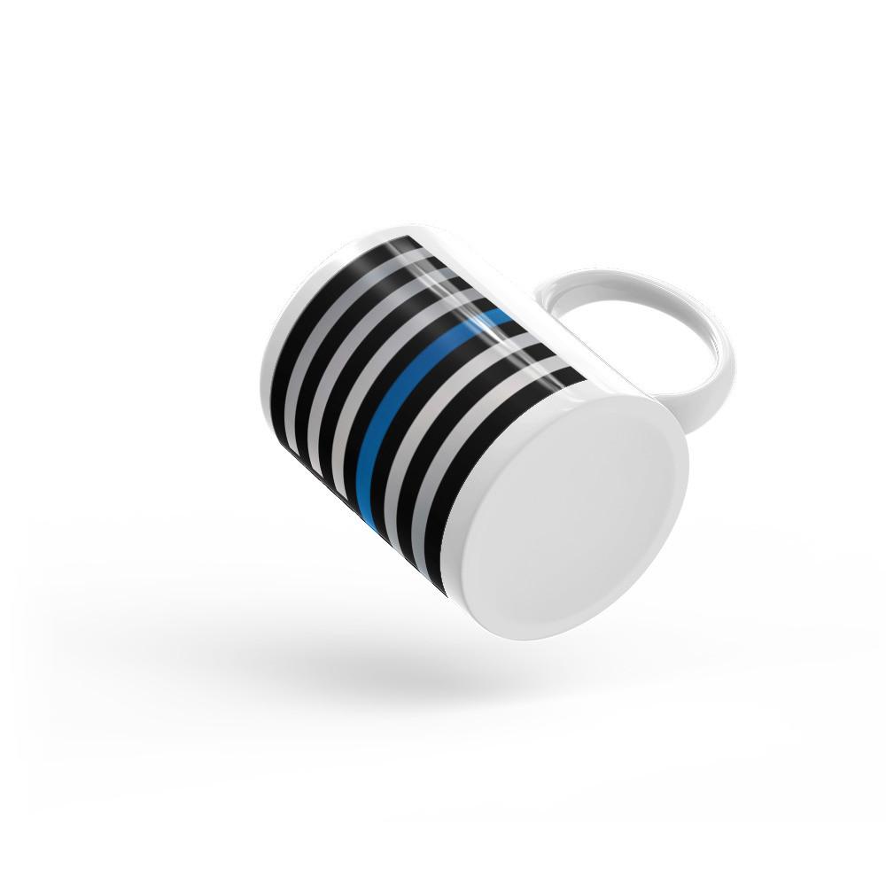 Thin Blue Line Coffee Mug - Let's Print Big