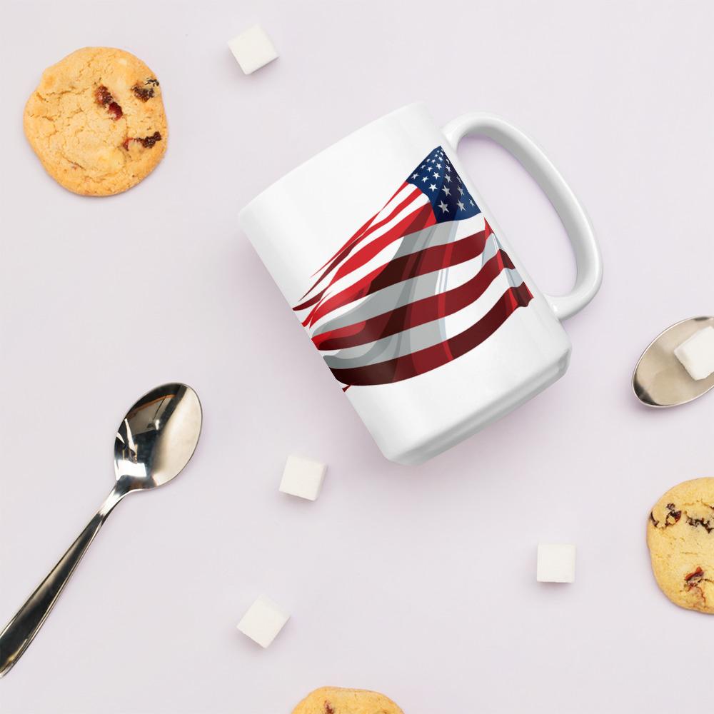 Eagle and Flag Coffee Mug