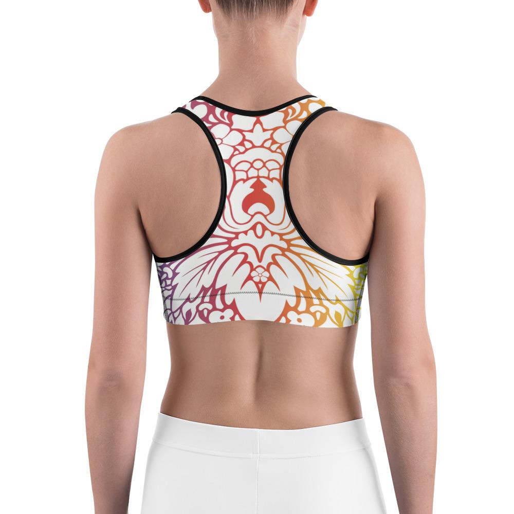 Rainbow Pattern Sports bra