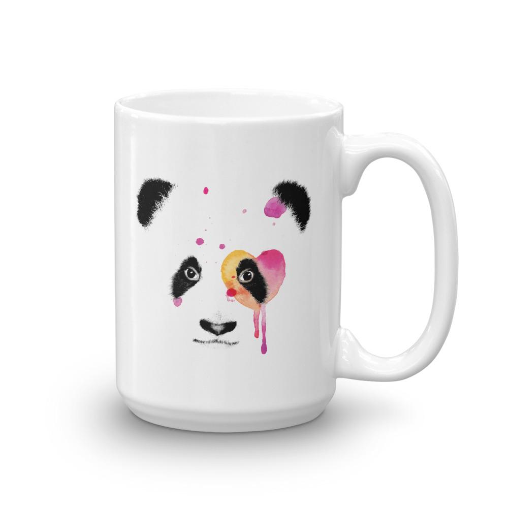 Panda Bear Heart Coffee Mug