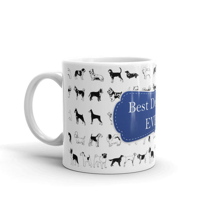 Dog Dad Blue Coffee Mug