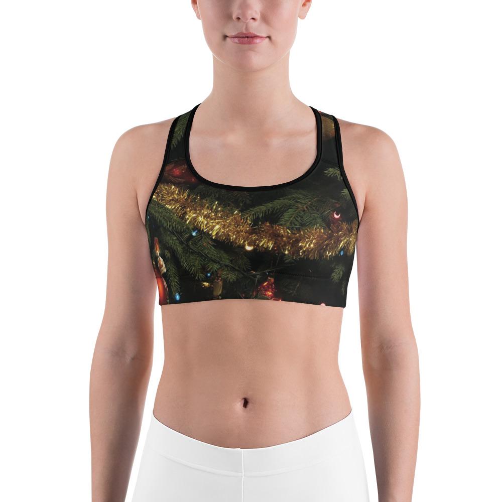 Christmas tree Sports bra
