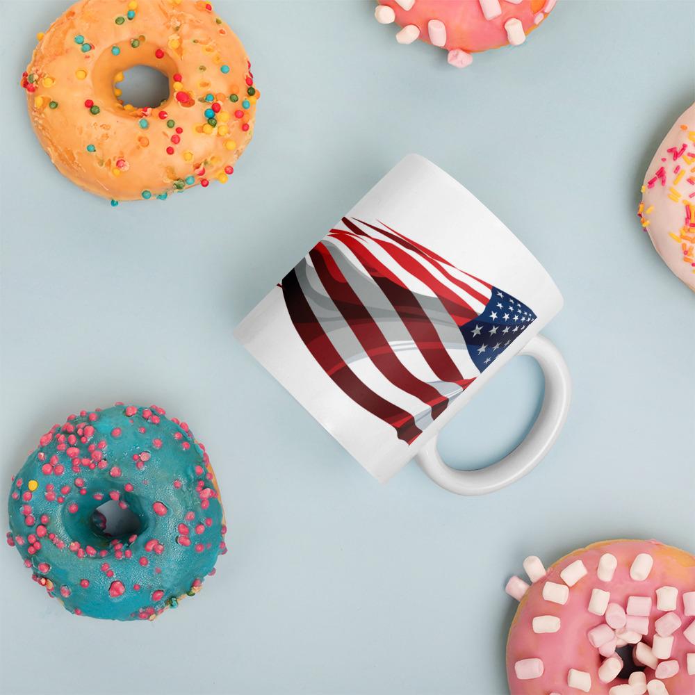 Eagle and Flag Coffee Mug