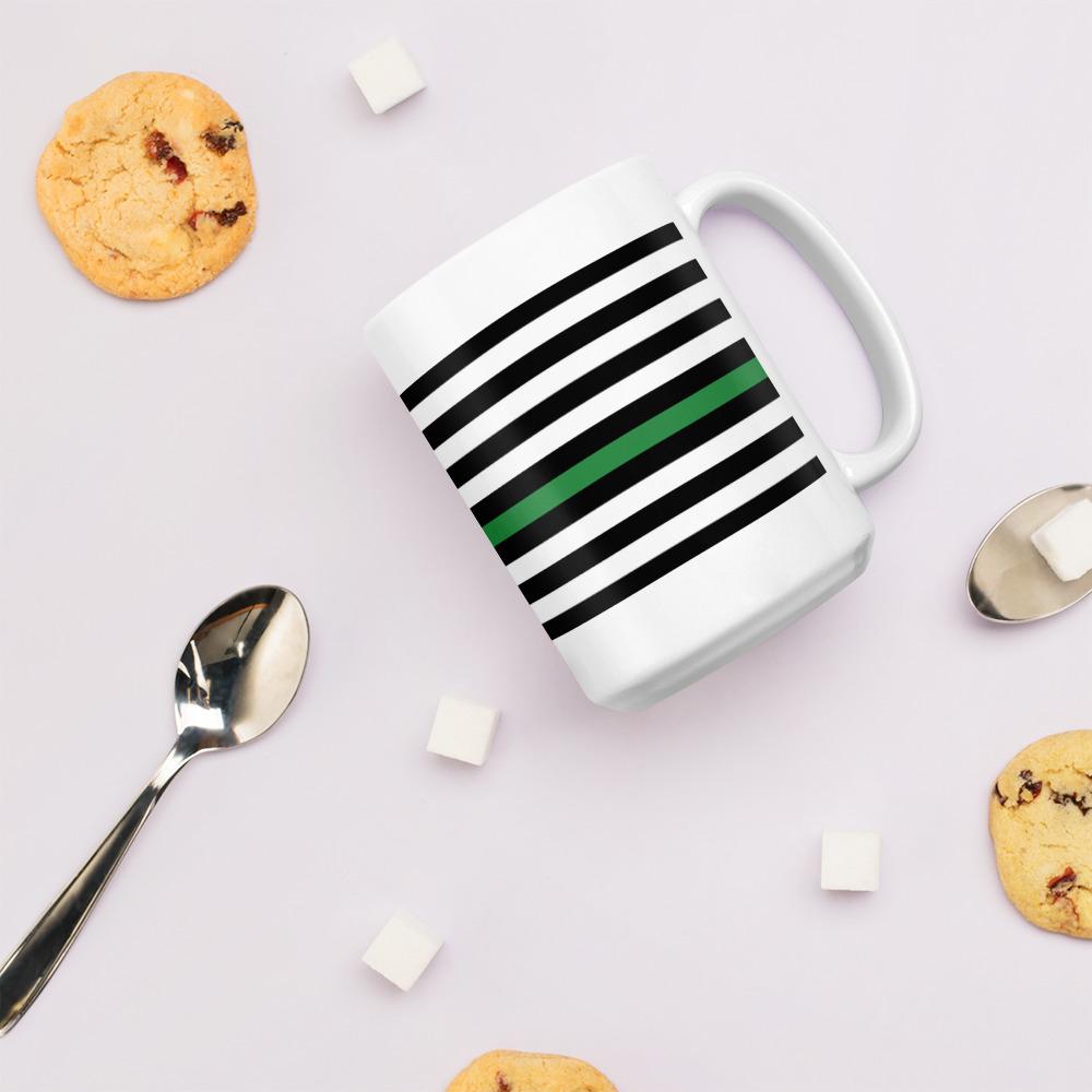 Green Line Coffee Mug