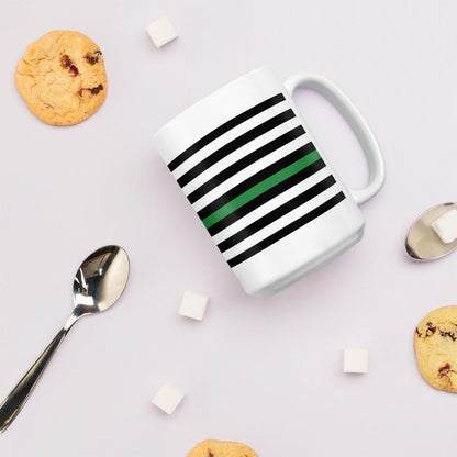 Green Line Coffee Mug