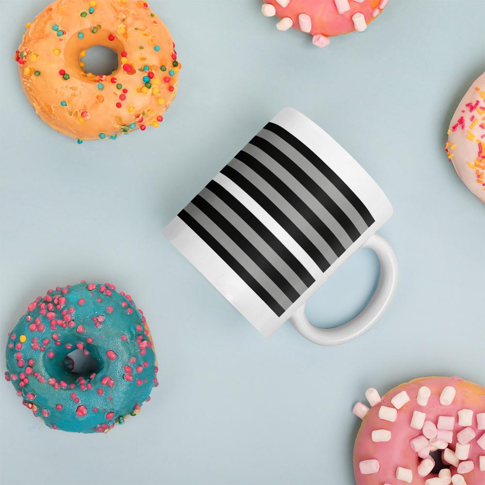 White Line Type 2 Coffee Mug