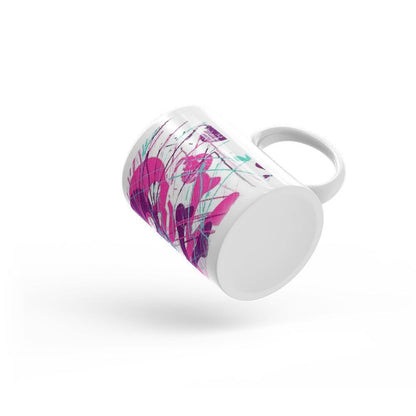 Pink n Purple Skull n Bones Mug - Let's Print Big