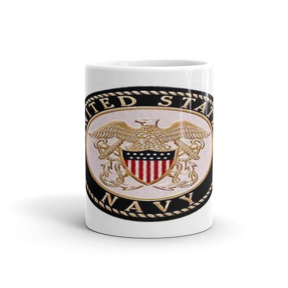 Navy Logo Mug - Let's Print Big