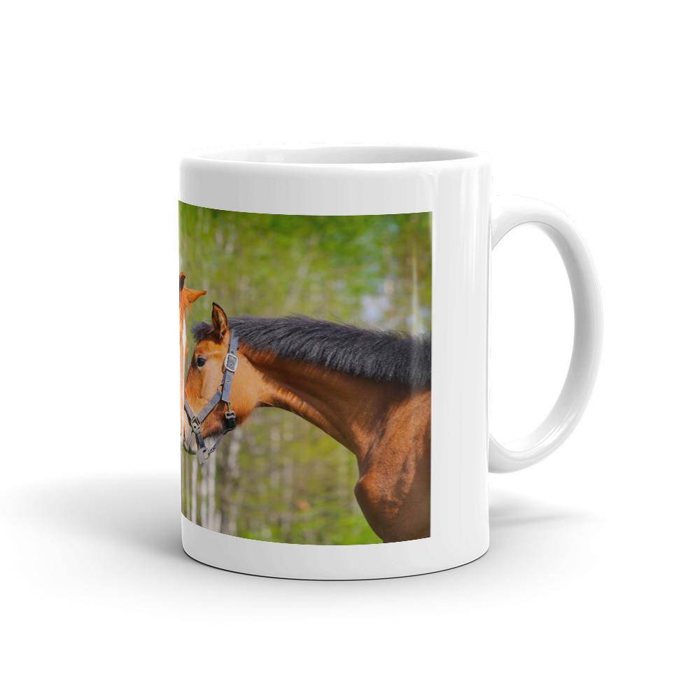 Kissing Horses Mug - Let's Print Big