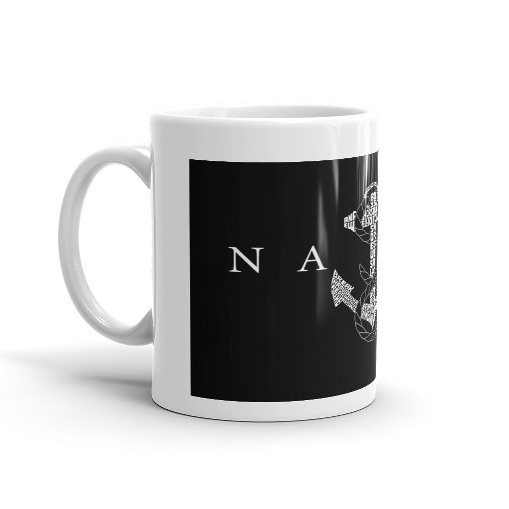 Navy Anchor Mug - Let's Print Big
