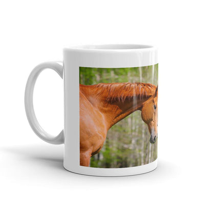 Kissing Horses Mug - Let's Print Big