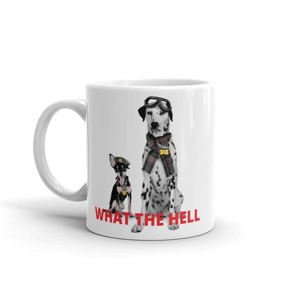 Aviator Dog What the Hell Coffee Mug