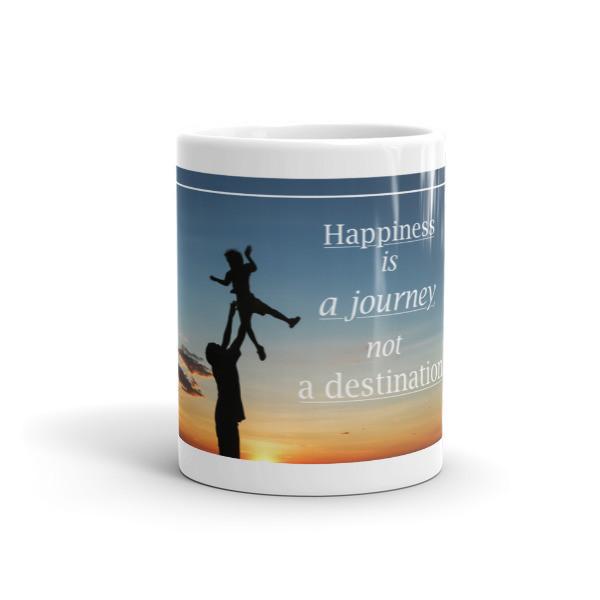 Happiness Ceramic Coffee Mug - Let's Print Big