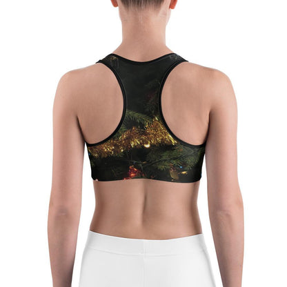 Christmas tree Sports bra