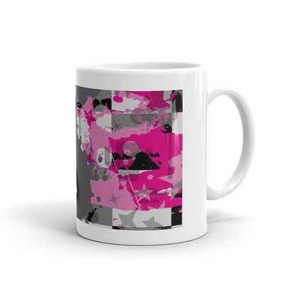 Skull n Bones Pink Mug - Let's Print Big