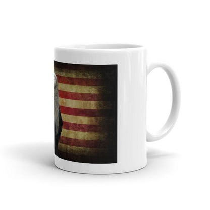 American Flag Eagle Ceramic Mug - Let's Print Big