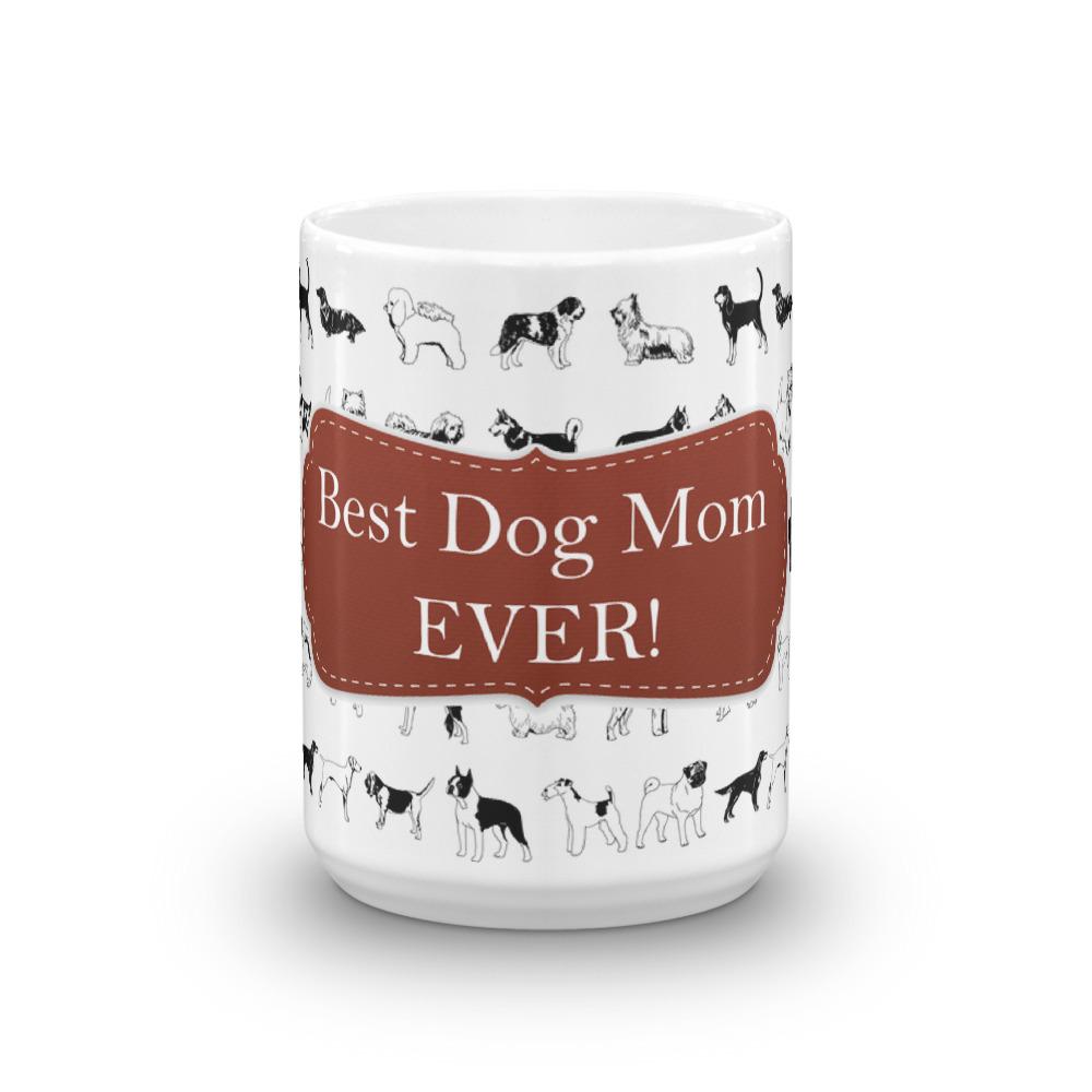 Dog Mom Red Coffee Mug