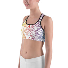 Rainbow Pattern Sports bra