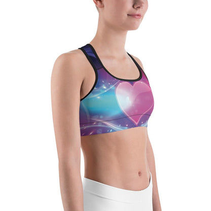 Gradient Heart Sports bra