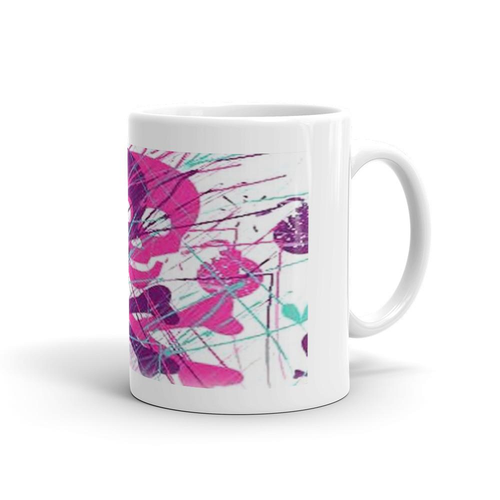 Pink n Purple Skull n Bones Mug - Let's Print Big