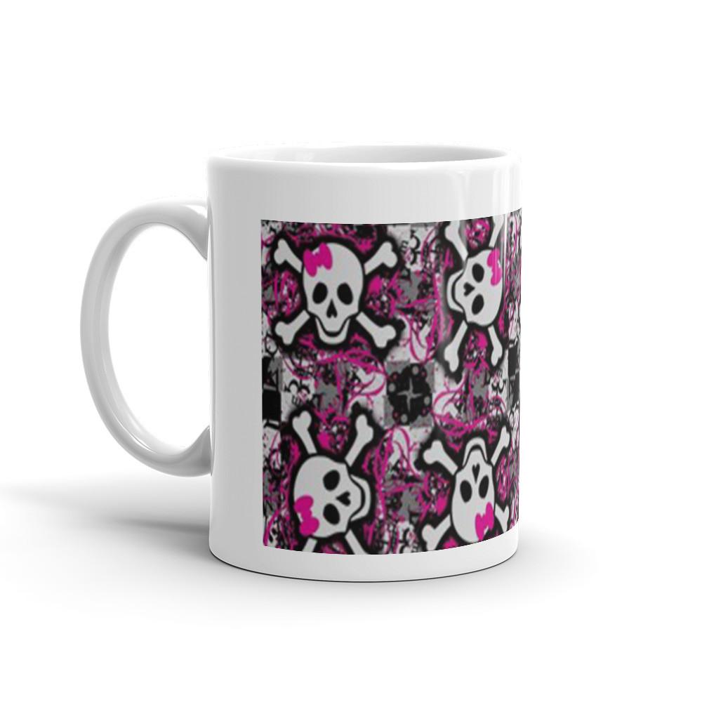 Skull n Bones Plaid Mug - Let's Print Big