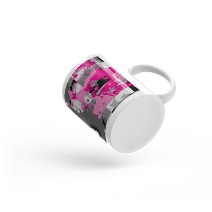 Skull n Bones Pink Mug - Let's Print Big