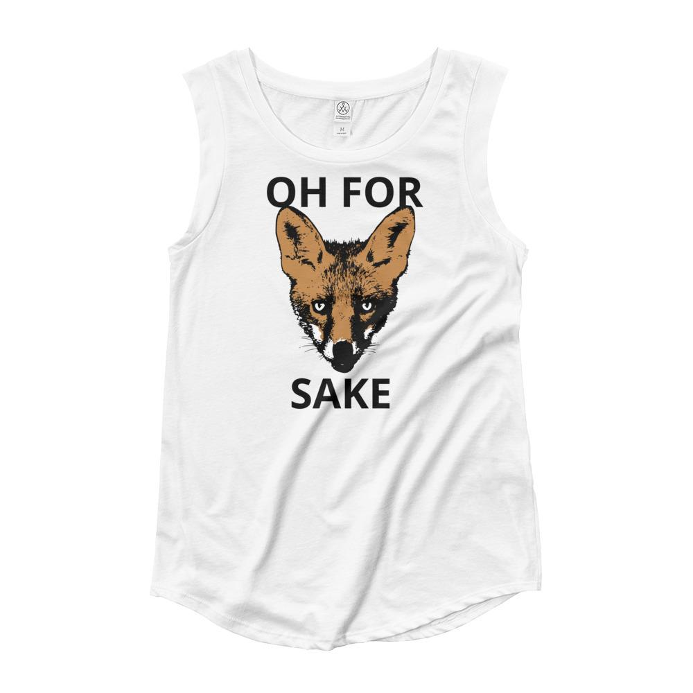 Oh For Fox Sake Ladies’ Cap Sleeve T-Shirt