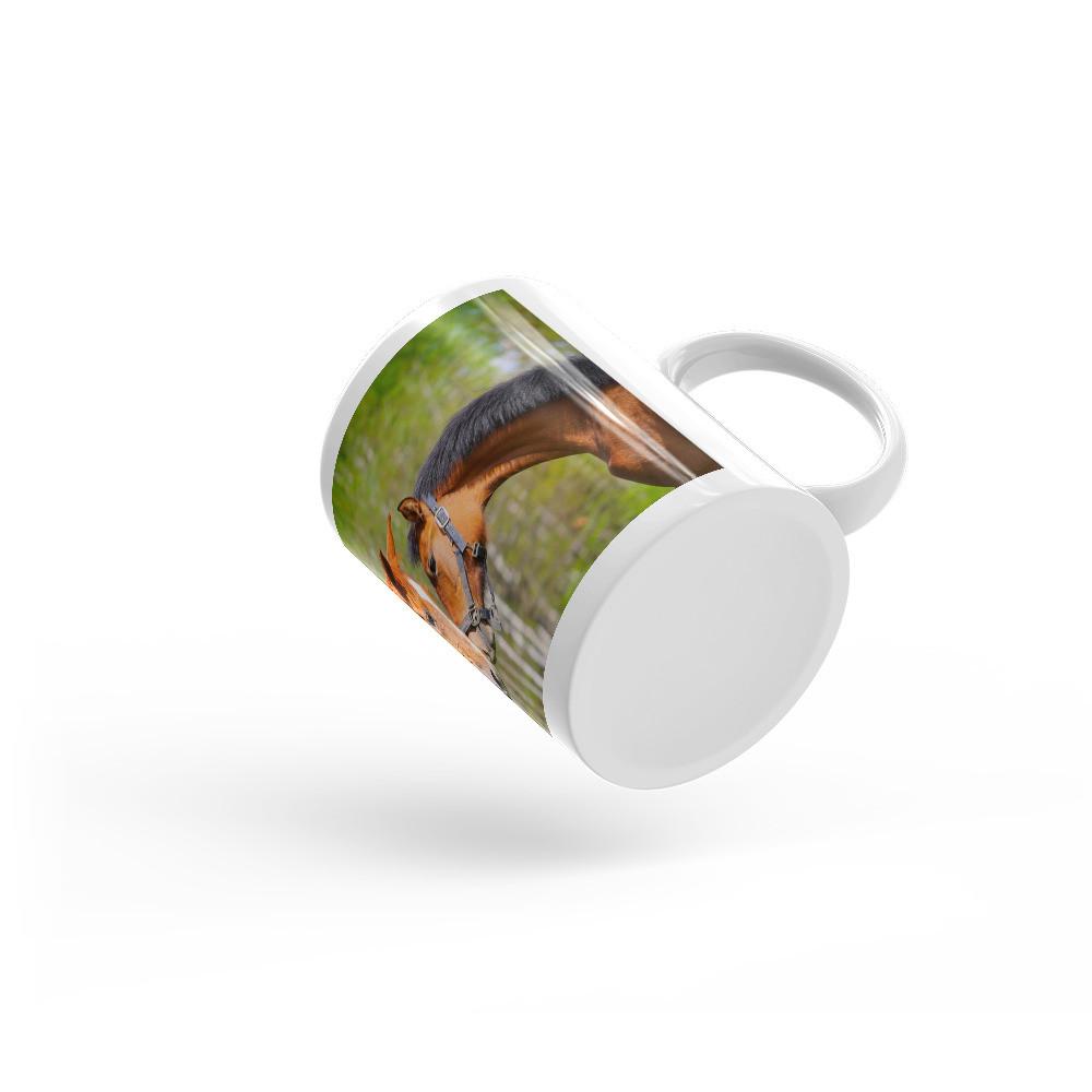 Kissing Horses Mug - Let's Print Big