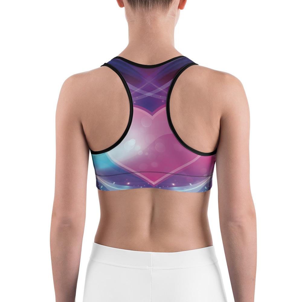 Gradient Heart Sports bra