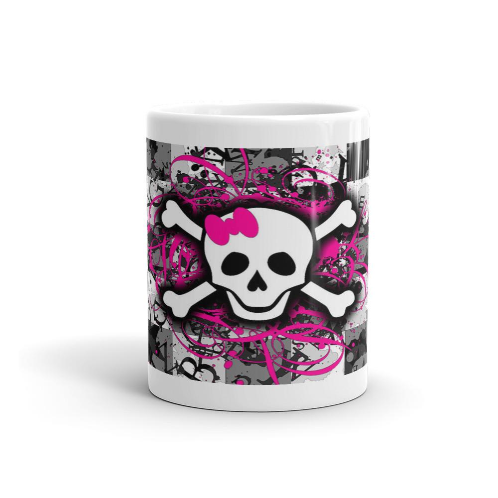 Skull n Bones Checkered Mug - Let's Print Big
