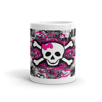 Skull n Bones Checkered Mug - Let's Print Big