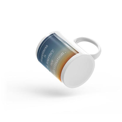 Happiness Ceramic Coffee Mug - Let's Print Big