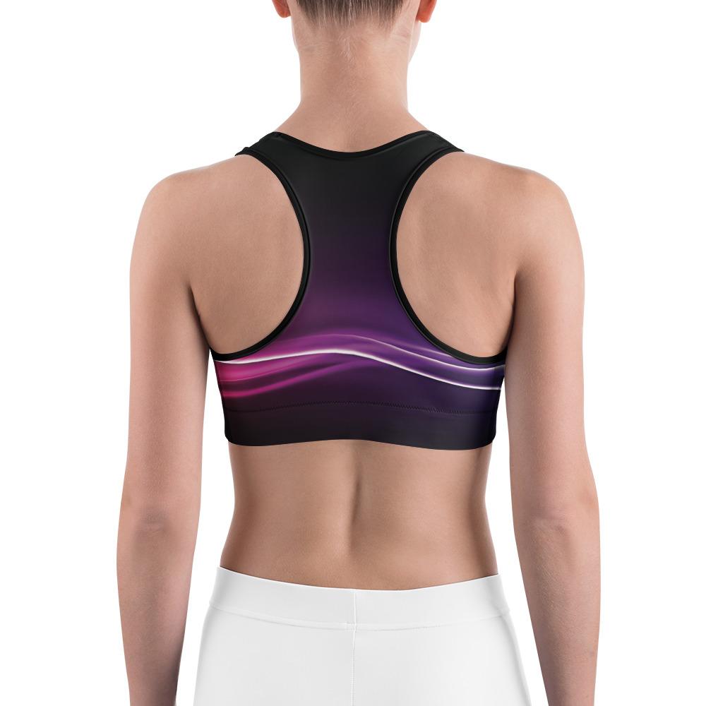 Colorful Line Sports Bra