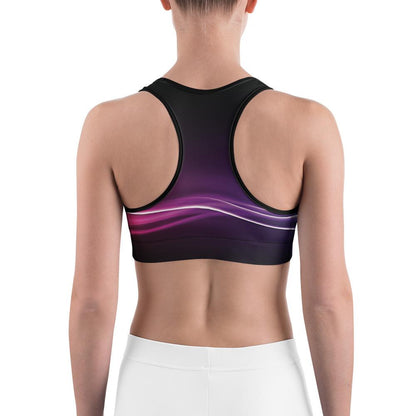 Colorful Line Sports Bra