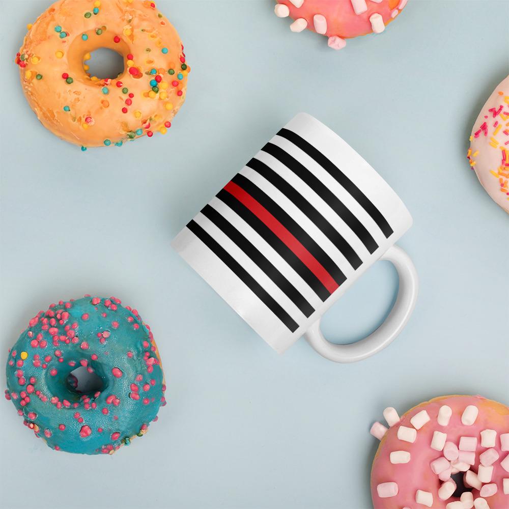 Red Line Coffee Mug