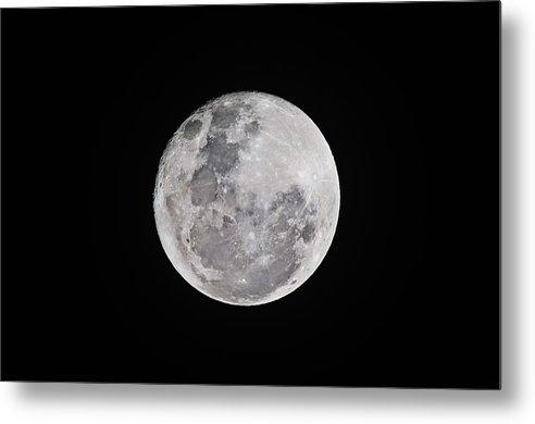 Moon Full - Metal Print