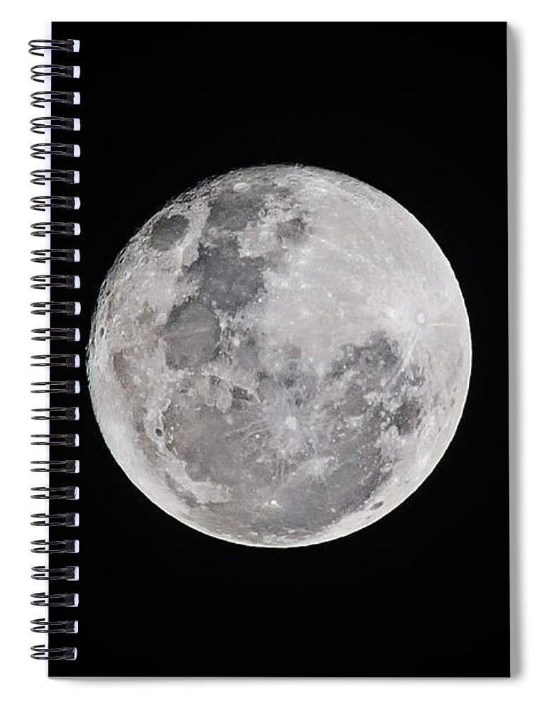 Moon Full - Spiral Notebook