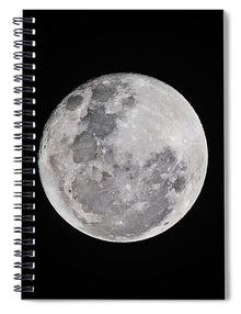 Moon Full - Spiral Notebook