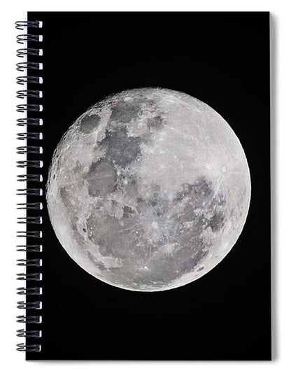Moon Full - Spiral Notebook