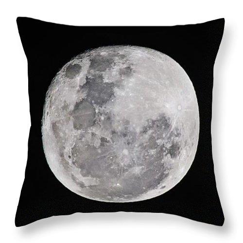 Moon Full - Throw Pillow